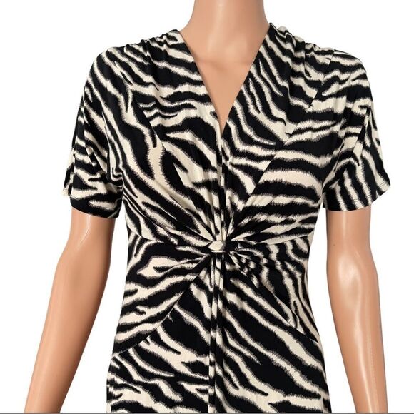 ENFOCUS Studio Zebra Print Dress Size 6 - Picture 4 of 11